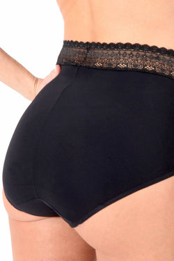 DuMi Shapewear Black Body-Sculpting High-Cut Brief thumbnail 4