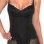 DuMi Shapewear Black Convertible-Strap Lacy Bodysuit