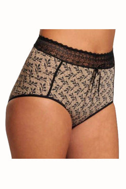 DuMi Shapewear Lace-Print Body-Sculpting High-Cut Brief thumbnail 4