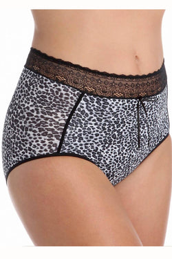 DuMi Shapewear Leopard-Print Body-Sculpting High-Cut Brief thumbnail 1