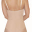 DuMi Shapewear Taupe Convertible-Strap Lacy Bodysuit
