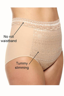 DuMi Shapewear Taupe Firm-Control High-Cut Brief thumbnail 2