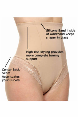 DuMi Shapewear Taupe Firm-Control High-Waist Thong thumbnail 2