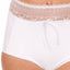 DuMi Shapewear White Body-Sculpting High-Cut Brief