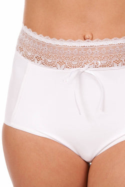 DuMi Shapewear White Body-Sculpting High-Cut Brief thumbnail 2