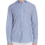 Dylan Gray Bengal Striped Classic Fit Shirt White Blue