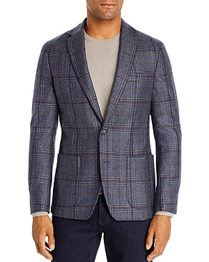 Dylan Gray Checked Classic Fit Blazer