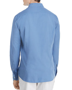 Dylan Gray Classic Fit Poplin Shirt Medium Blue thumbnail 2