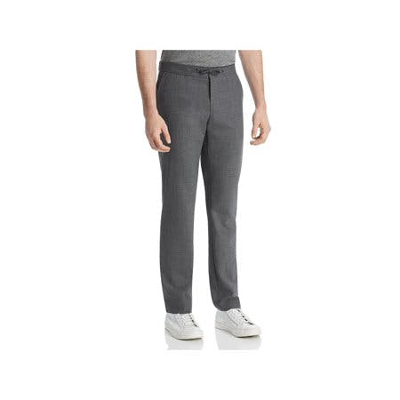 Dylan Gray Mens Wool Stretch Pants Gray