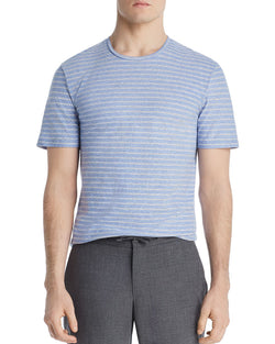 Dylan Gray Striped Crewneck Tee Large Stripe thumbnail 1