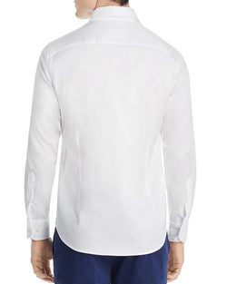 Dylan Gray Textured Dobby Classic Fit Shirt White thumbnail 2