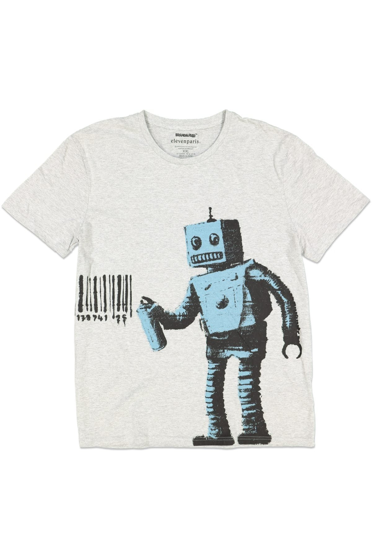 ELEVEN PARIS BARCODE-BOT GRAY