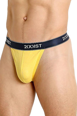 ERROR- 2(X)IST YELLOW Essential Cotton Y-Back Thong thumbnail 2