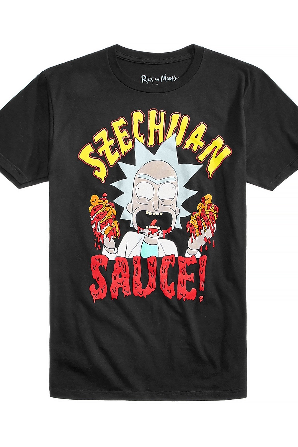 ERROR DUPLICATE New World Black Rick & Morty Szechuan Sauce T-Shirt