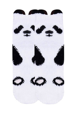 ET TU Fox/Panda/Kitty 3-Pack Cozy Picot Ankle Slipper Socks thumbnail 3