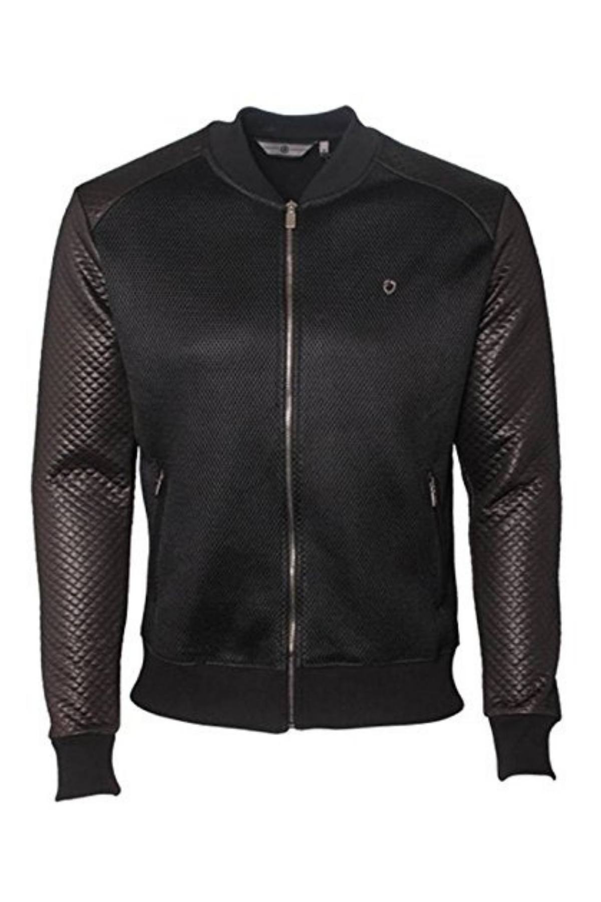 ETO Jeans Black Quilted Jacket