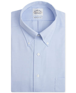Eagle Big & Tall Classic-fit Stretch Collar Non-iron Solid Dress Shirt Mist thumbnail 1