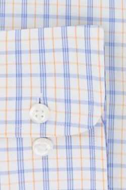 Eagle Cornflower Check Regular-Fit Non-Iron Stretch-Collar Dress Shirt thumbnail 2