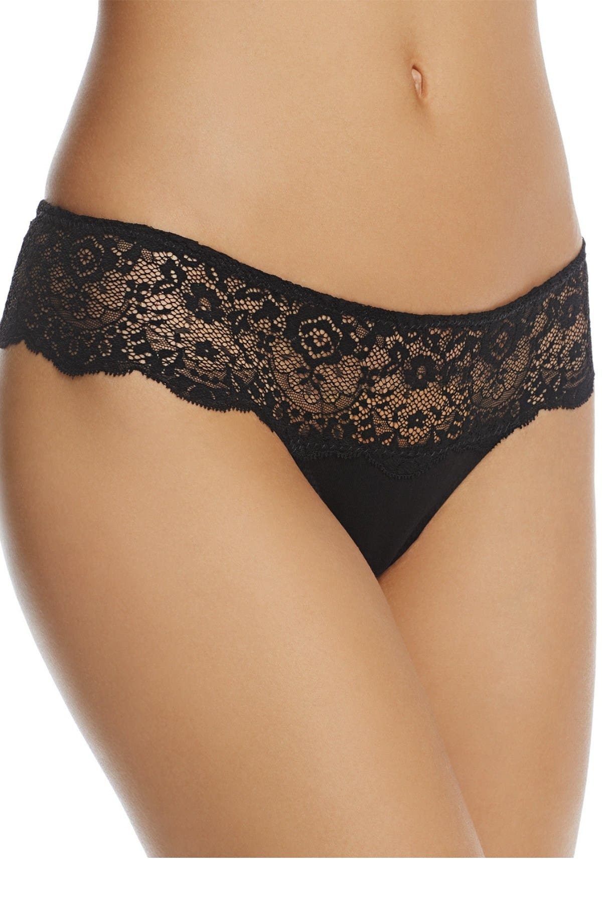Eberjey Black Ariza Thong