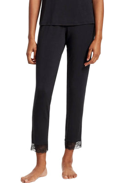 Eberjey Black Vika Classic Lace Slim Pant thumbnail 4
