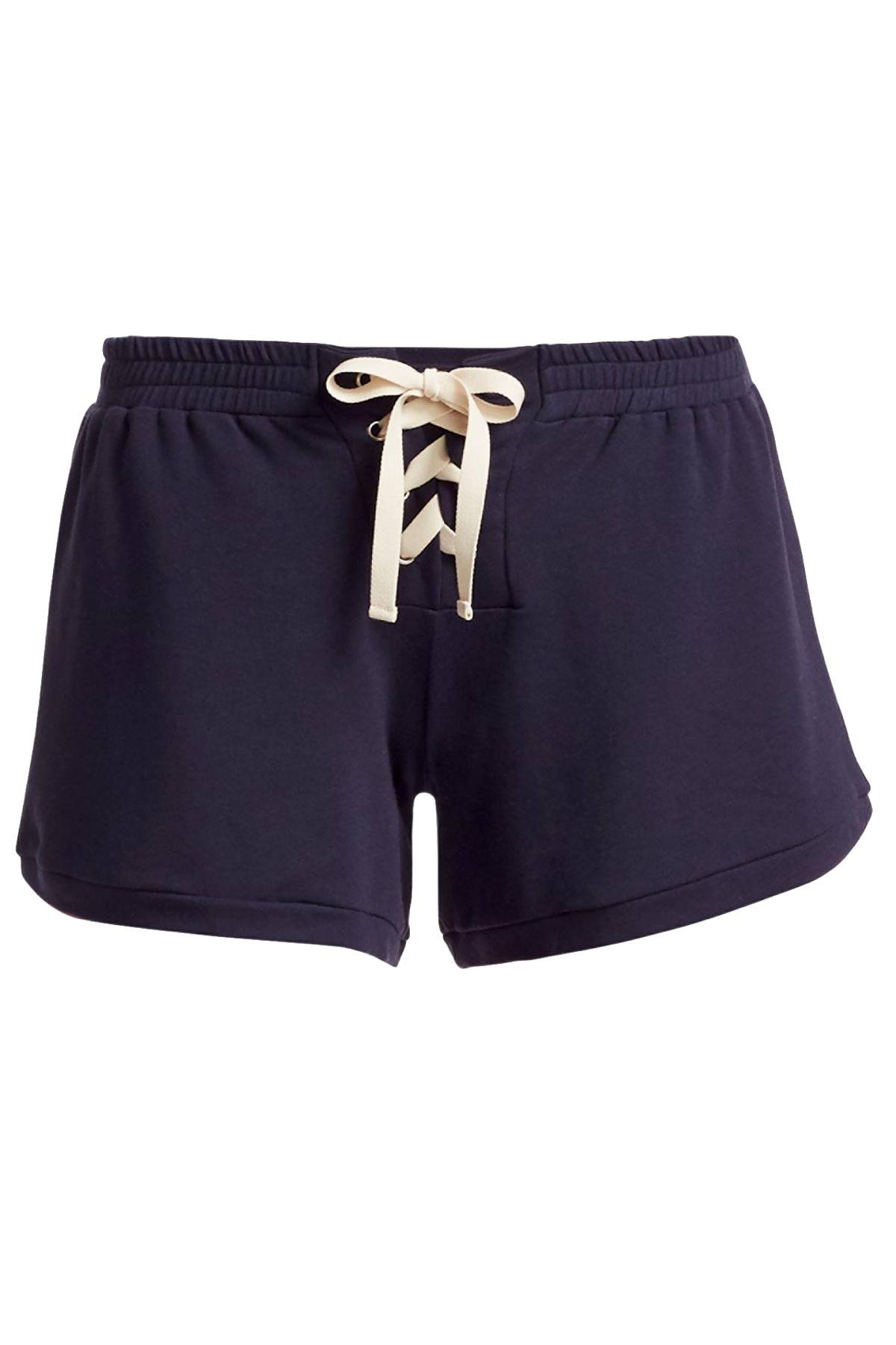 Eberjey Indigo Sea Mason Lace Up Short