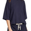 Eberjey Indigo Sea Mason Lace Up Short