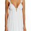 Eberjey Ivory/Bridal-Blue Rosario Modal Keyhole/Ruffle Chemise