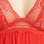 Eberjey Racing Red Noor Lace Trim Modal Chemise