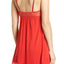 Eberjey Racing Red Noor Lace Trim Modal Chemise