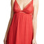 Eberjey Racing Red Noor Lace Trim Modal Chemise