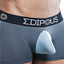 Edipous Grey/Grey Contrast Pouch Trunk