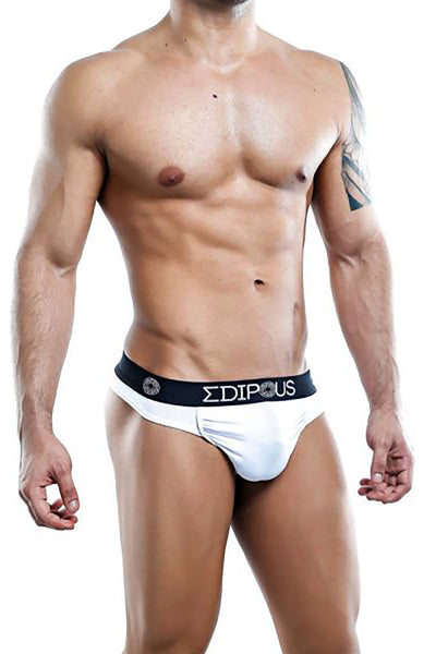 Edipous White Contour Thong