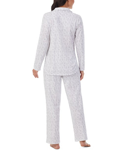 Eileen West Cotton Printed Pajamas Set White Ditsy thumbnail 2