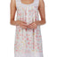 Eileen West Eyelet Trim Floral Print Cotton Nightgown in Watercolor