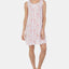 Eileen West Floral Printed Ruffled Cotton Knit Nightgown in White/Multi