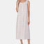 Eileen West Lace Trim Printed Ballet Length Nightgown in White/Multicolor