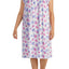 Eileen West PLUS Floral-Print Waltz Lace-Trim Knit Nightgown
