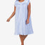 Eileen West PLUS Modal Waltz Nightgown in Light Periwinkle Etched Floral