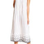 Eileen West White/Black Ballet Sleeveless Nightgown