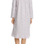 Eileen West White/Red Bud-Printed Long-Sleeve Waltz Nightgown