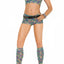 Elegant Moments 3pc Camouflage Cami, Booty Short & Knee-High Set