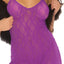 Elegant Moments Purple Lace Cami Dress