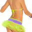 Elegant Moments Purple String Bra Top & Tutu Skirt Set