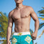 Elektrik Turquoise Baroque Swim Short