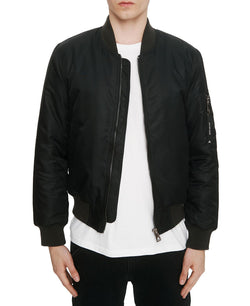 Eleven Paris Bomber Jacket Jet Black thumbnail 1