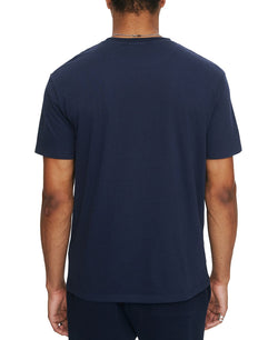 Eleven Paris Logo T-shirt Dress Navy thumbnail 2