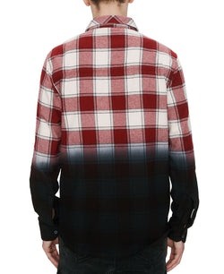 Eleven Paris Plaid Dip-dye Shirt Rhubarb thumbnail 2