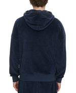 Eleven Paris Quarter-zip Hoodie Dress Navy