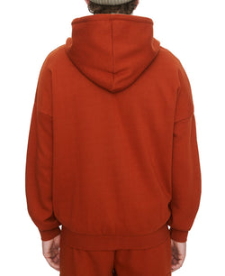 Eleven Paris Zip-up Hoodie Bombay Brown thumbnail 2