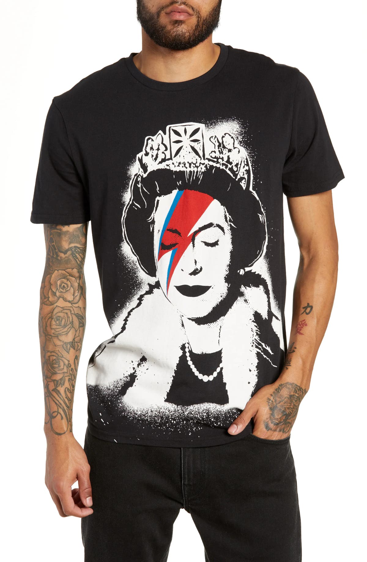 Elevenparis Izzy Stardust Graphic T-shirt Black